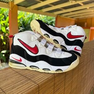 Nike Air Max Uptempo 95 size 9 White Red Black
